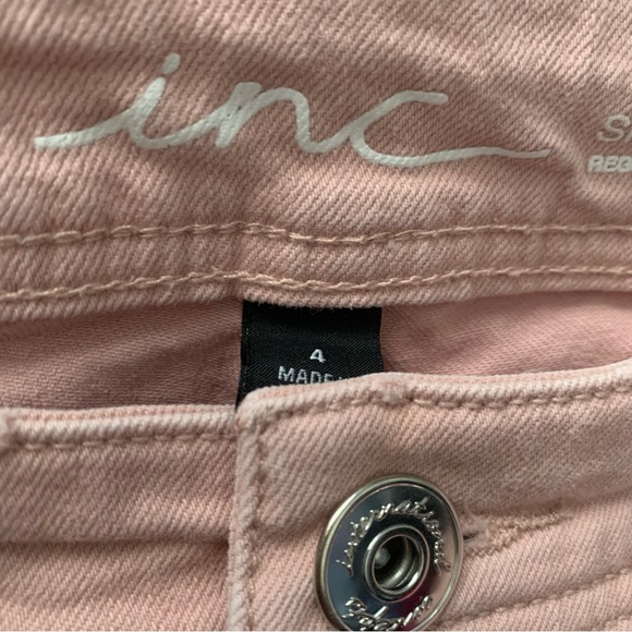 Inc Skinny Leg Regular Fit Jeans Size 4 - Picture 7 of 10